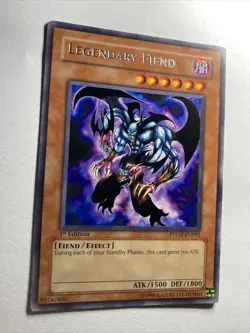 Yugioh! Legendary Fiend PTDN-EN093 1st Edition Rare NM - Image 2