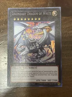Legendary Dragon Of White Secret Rare 1St Edition WSUP-EN051 Yugioh NM-M - Image 1