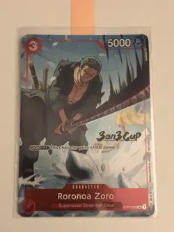 ST01-013 Zoro Championship 3 on 3 2023 TOP 6 One Piece TCG Roronoa Eng 3on3 Cup - Image 3