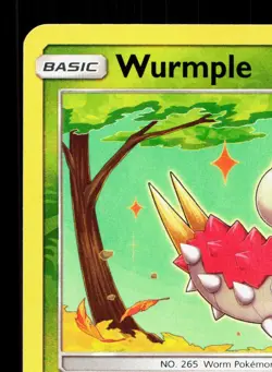 Wurmple 23/214 Lost Thunder LP Reverse Holo Pokemon Card TCG - Image 2