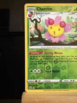 CHERRIM - 8/163 Battle Styles - NM - Reverse Holo Rare - Pokemon TCG Card - Image 2