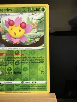 CHERRIM - 8/163 Battle Styles - NM - Reverse Holo Rare - Pokemon TCG Card - Image 3
