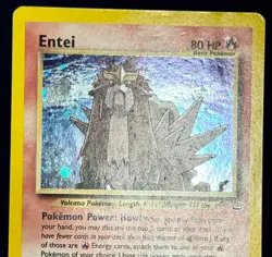 Pokemon Legendary Card Lot Entei Raikou Suicune - Neo Revelation Very Rare - Image 3