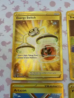 Pokemon TCG Lot Of 6 Ultra Rare Gold Trainer Cards - Image 2