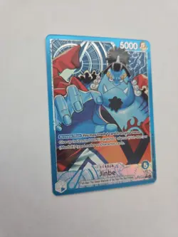 Jinbe OP14-040 Leader Alternate Art Azure Sea's Seven One Piece Card English - Image 2