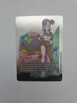 Energy Marker E-73 Silver Bulma Manga Booster 02 Dragon Ball Card English - Image 1
