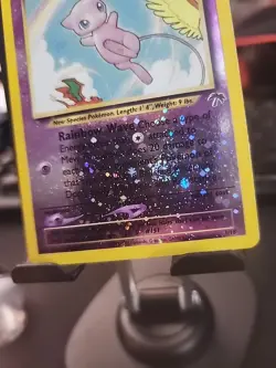 Pokemon TCG Vintage Mew 1/18 Southern Islands Reverse Holo Card With Holo Swirl - Image 2
