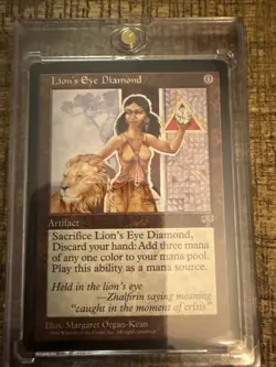 MTG Lion's Eye Diamond Mirage Regular NM Beautiful Card! - Image 1