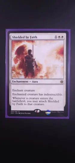 Shielded by Faith Explorers of Ixalan Regular Near Mint MTG Card - Image 1