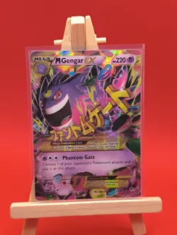 M Mega Gengar EX 121/119 Phantom Forces Gold Ultra Secret Rare Holo Pokemon Card - Image 3