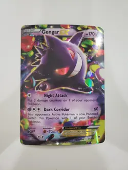 JUMBO Gengar EX Oversized Card 34/119 XY Phantom Forces Pokemon NM - Image 1