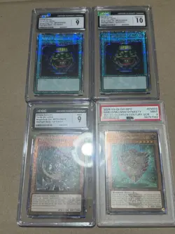 CGC Graded Yugioh X4 Slabs- For The Sell Of 4 Graded Slab Cards Seen In Photos - Image 2