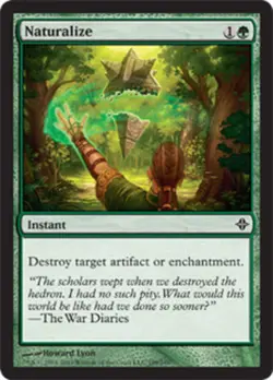 MTG magic cards 1x Naturalize - Foil Rise of the Eldrazi NM-Mint, English - Image 1