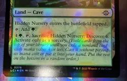 MTG, MAGIC: Hidden Nursery LCI, 0276, FOIL LAND NM - Image 2