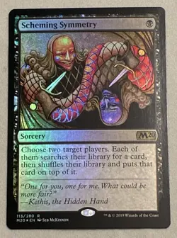 MTG Scheming Symmetry *FOIL* x1 - Core Set 2020 - Image 1