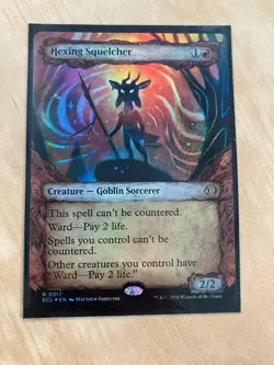 Hexing Squelcher (Showcase) Lorwyn Eclipsed Foil ECL #0317 NM MTG Magic - Image 1