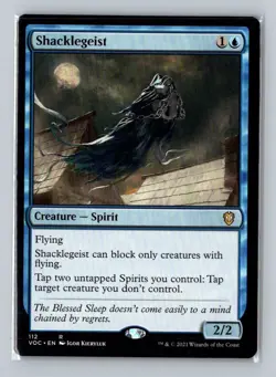 1x MTG - Shacklegeist (112) - Crimson Vow Commander - VOC- NM - Image 1