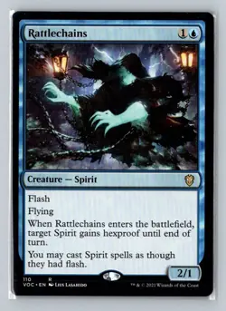 1x MTG - Rattlechains (110) - Crimson Vow Commander - VOC- NM - Image 1