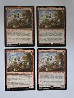 4x Ragavan, Nimble Pilferer - Modern Horizons 2 - Near Mint - Image 1