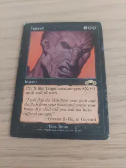 Hatred Exodus Regular Heavily Played Condition Magic The Gathering MTG - Image 1