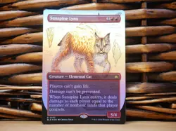 MTG Sunspine Lynx 0292 FOIL MYTHIC BORDERLESS | NM Near Mint | BLB | 2024 - Image 1