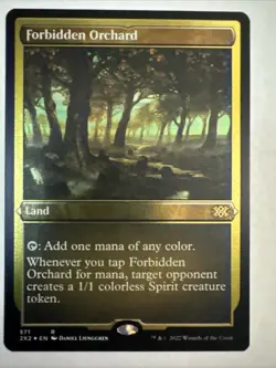 Forbidden Orchard (Foil Etched) - MTG Double Masters 2022 - Image 1