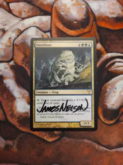 *ARTIST PROOF* Omnibian Jim Nelson Signed Magic the Gathering - Image 1