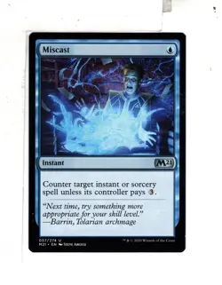 MTG SkeenAB Miscast from M21. NM. - Image 1