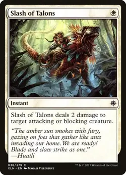 Slash of Talons 38 MTG NM - Ixalan - Image 1