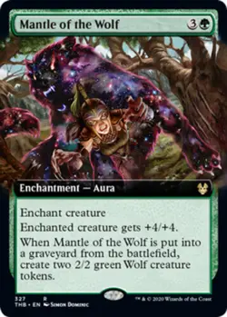 [4x] Mantle of the Wolf - Extended Art Near Mint, English TBD: Extras MTG Magic - Image 1