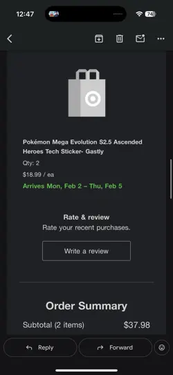Pokemon Mega Evolution S2.5 Ascended Heroes Tech Sticker - Ghastly *Presale* - Image 4
