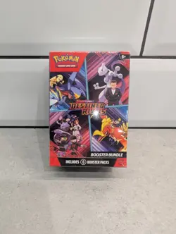 Pokemon Destined Rivals Booster Bundle New Sealed, Includes 6 Booster Packs - Image 1