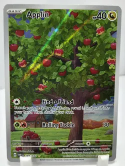APPLIN POKEMON S&V TWILIGHT MASQUERADE 185/167 NM/M Unplayed Pack Fresh - Image 1