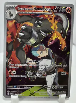 Team Rocket's Houndoom 191/182 Destined Rivals Pokemon NM/M Unplayed Pack Fresh - Image 1