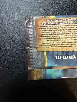 Vintage Pokemon Spanish Heart Gold Soul Silver HGSS Booster Pack (Ampharos) - Image 5