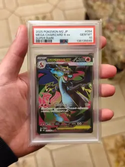 PSA 10 Mega Charizard X ex SR 094/080 Inferno X Pokemon Card Japanese 2025 - Image 3