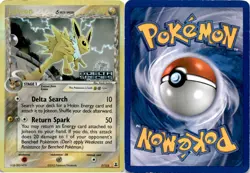2005 Pokemon, EX Delta Species, #7/113 Jolteon, Reverse Holo Rare - Image 1