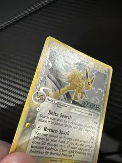 2005 Pokemon, EX Delta Species, #7/113 Jolteon, Reverse Holo Rare - Image 4