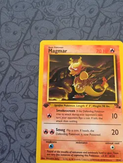 Pokemon: Magmar 1st Edition #39/62 Fossil 1999 WOTC Vintage Non-holo - LP - I148 - Image 4