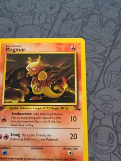 Pokemon: Magmar 1st Edition #39/62 Fossil 1999 WOTC Vintage Non-holo - LP - I148 - Image 5