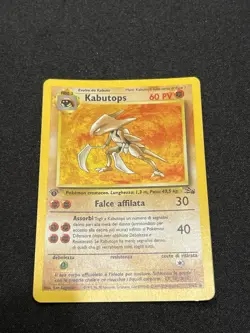 Kabutops - PRIMA EDIZIONE - 9/62 - Set Fossil - HOLO - ITA Carta Pokemon Pokemon - Image 1