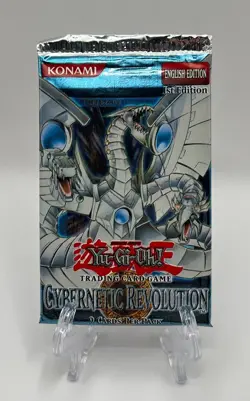 (701051) Yugioh Cybernetic Revolution 1st Edition Sealed Booster Pack - Image 1