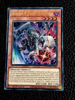 DoomZ V Fire - Amalthe DOOD-EN009 Yugioh 1st Ed. (New) Ultra Rare - Image 1