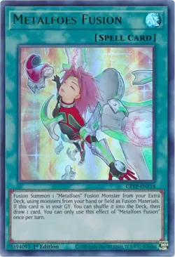 Metalfoes Fusion GFTP-EN118 Ultra Rare 1st ed Ghost From The Past yugioh - Image 1
