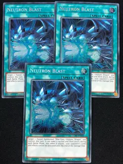 YUGIOH NEUTRON BLAST LCKC-EN041 1ST SECRET X3 (NM) - Image 1