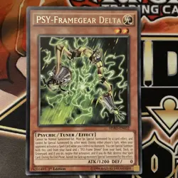 Yugioh PSY-Framegear Delta 1st Ed Rare HSRD - Image 1