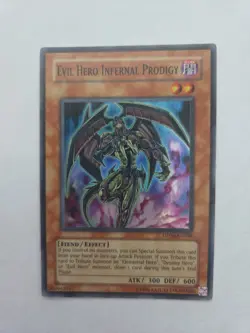 YuGiOh! - Evil Hero Infernal Prodigy [DP06-EN008] - Super Rare - Unlimited - LP - Image 1