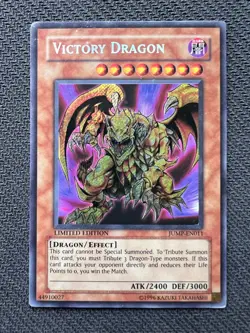Yugioh Victory Dragon Limited Edition Secret Rare JUMP-EN011 MP - Image 1