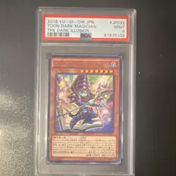 Konami Yu-Gi-Oh! Toon Dark Magician The Dark Illusion 2016 JP032 Japanese PSA 9 - Image 1