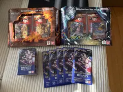 One Piece Vol 5 And Vol 6 Illustration Box OP-14 Double Pack Set & Sleeved Packs - Image 1